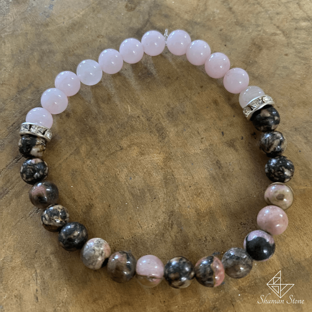 Bracelet pour apaiser l'esprit en rhodonite