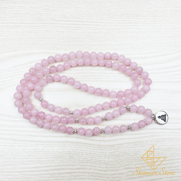 Bracelet en quartz rose