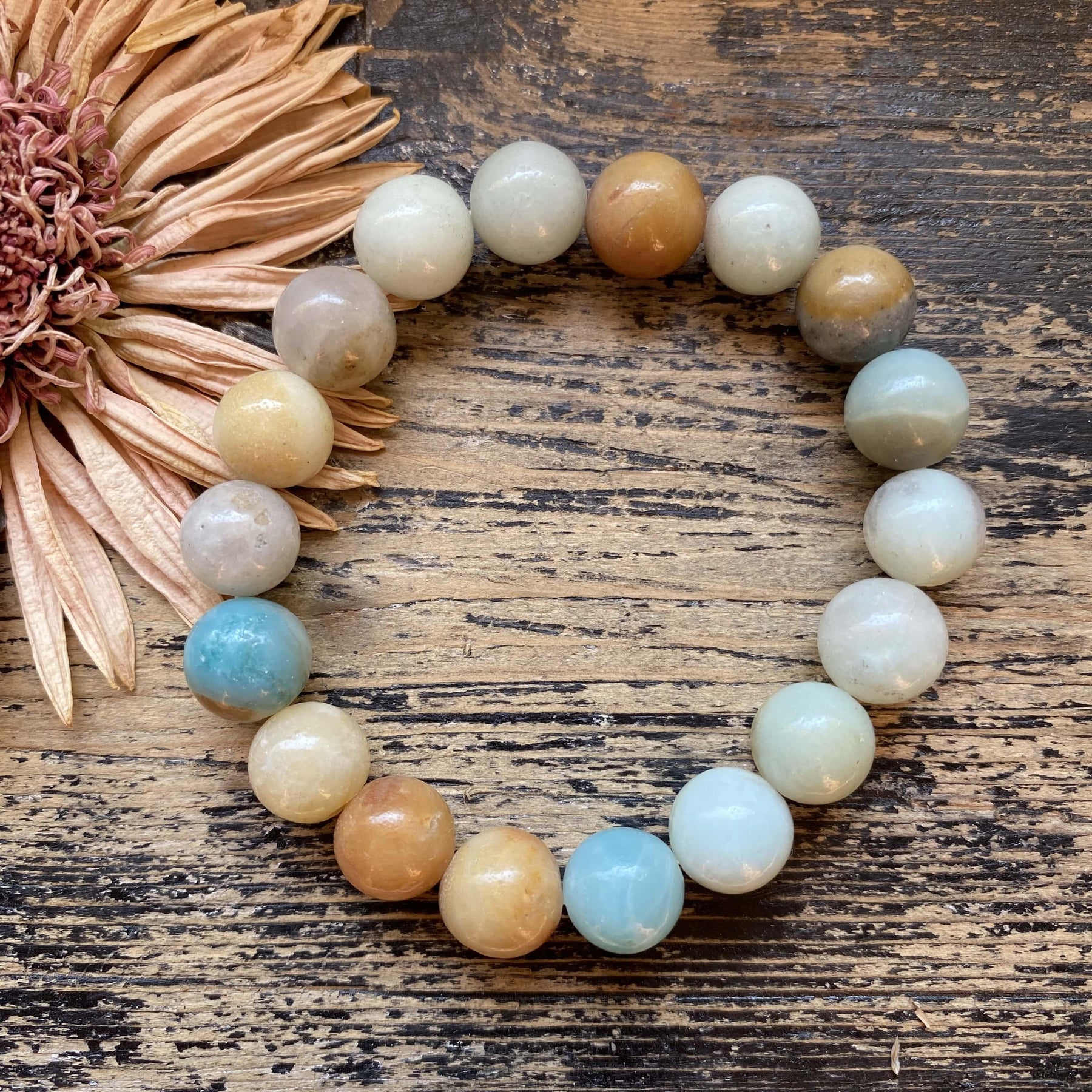 Bracelet "Anti déprime" en Amazonite