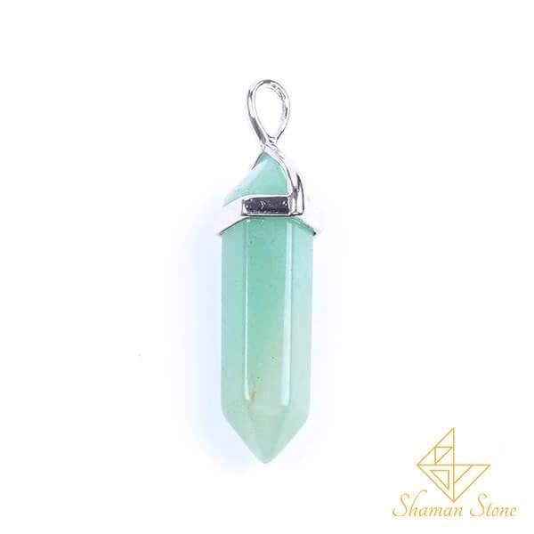 Pendentif en aventurine en pierre naturelle