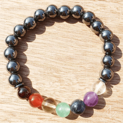 Bracelet hématite chakra