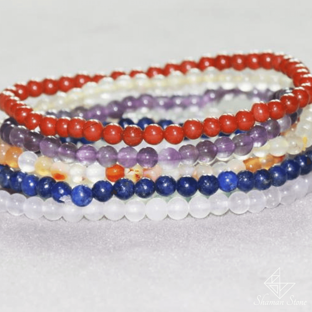 Mini bracelets 7 chakras