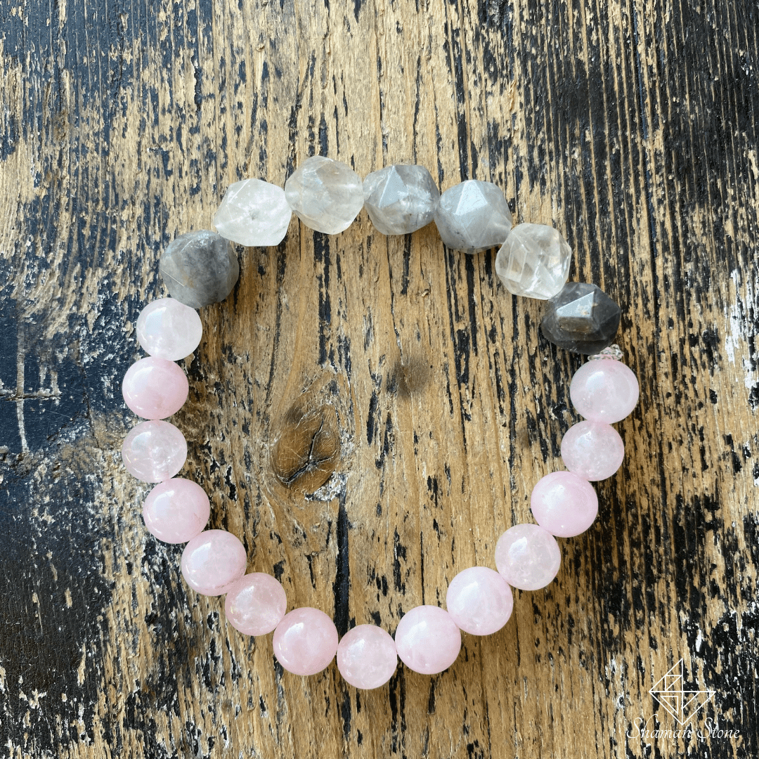 Bracelet calmant et apaisant en Quartz rose