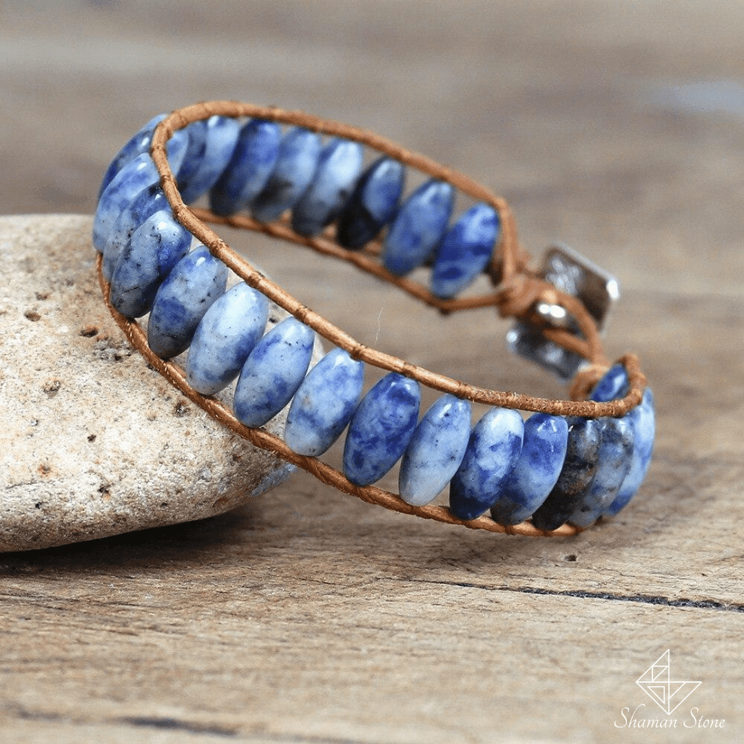 Bracelet en sodalite pour garder son sang-froid