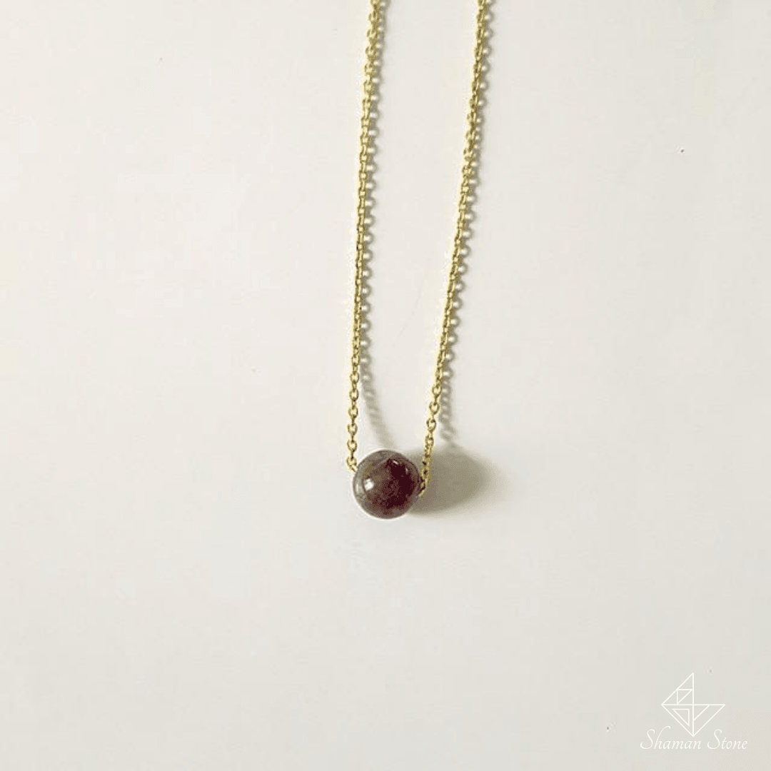 Collier simple améthyste