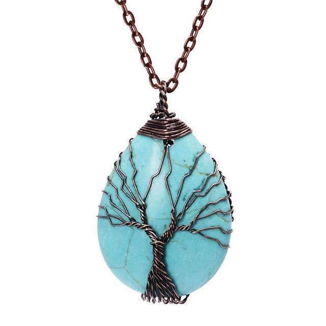 Pendentif en pierre naturelle de turquoise