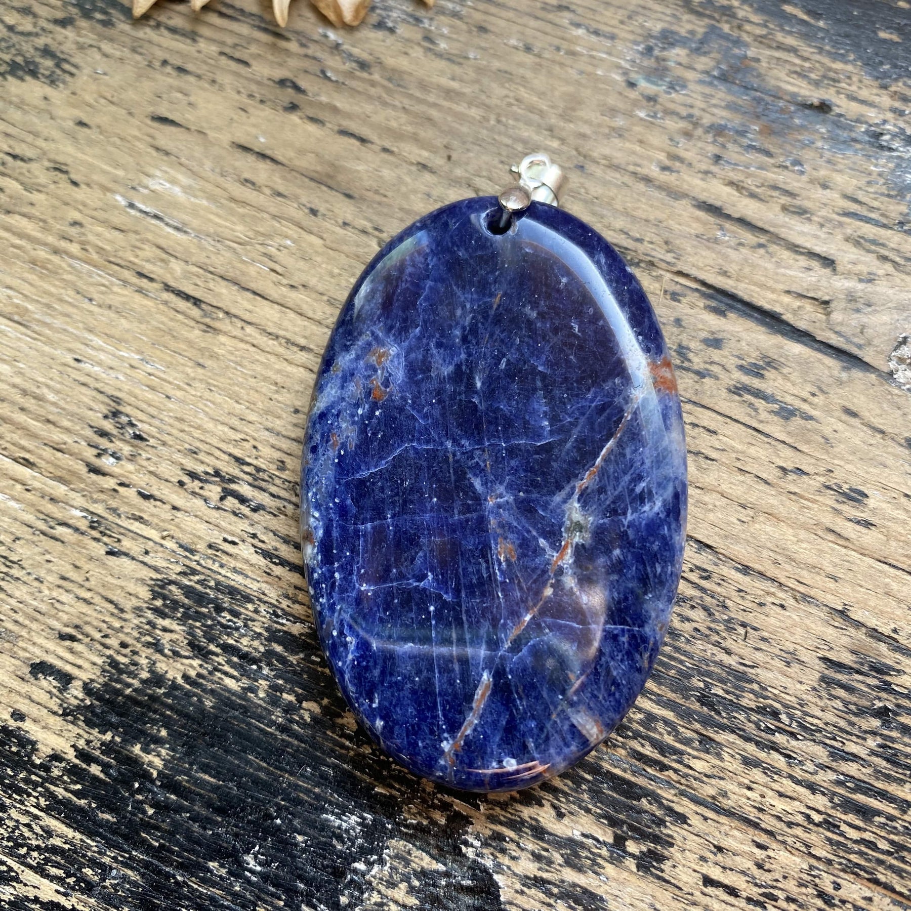 Pendentif "Maîtrise des émotions" en sodalite