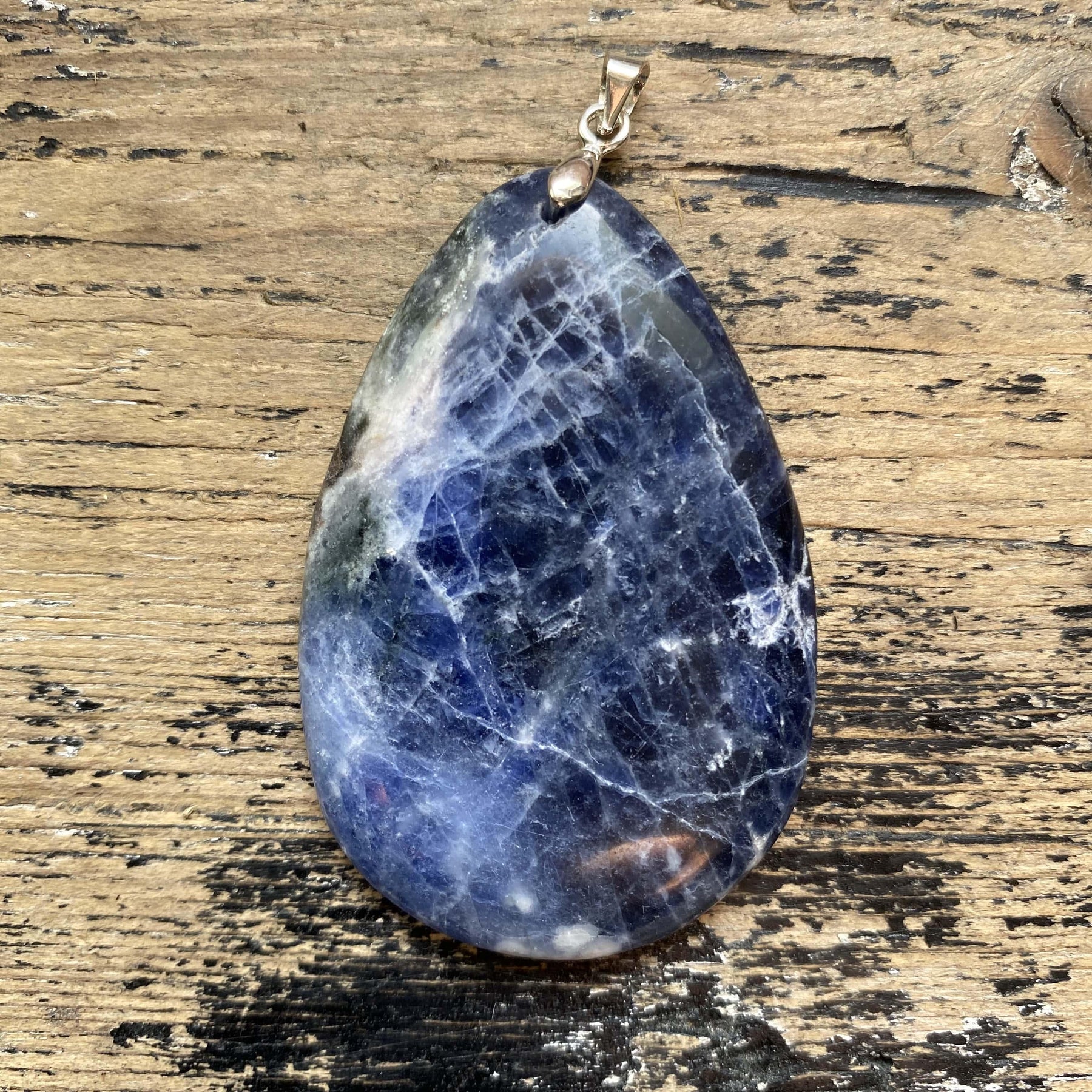Pendentif "Ouverture d'esprit" en sodalite