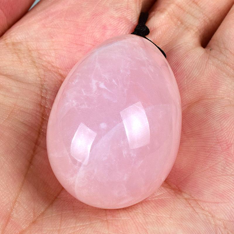 Oeuf de Yoni en Quartz Rose