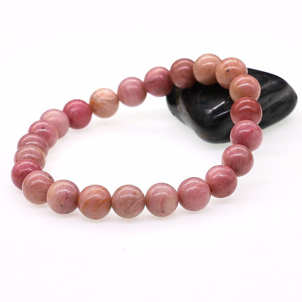 Bracelet "Coeur brisé" en Rhodochrosite