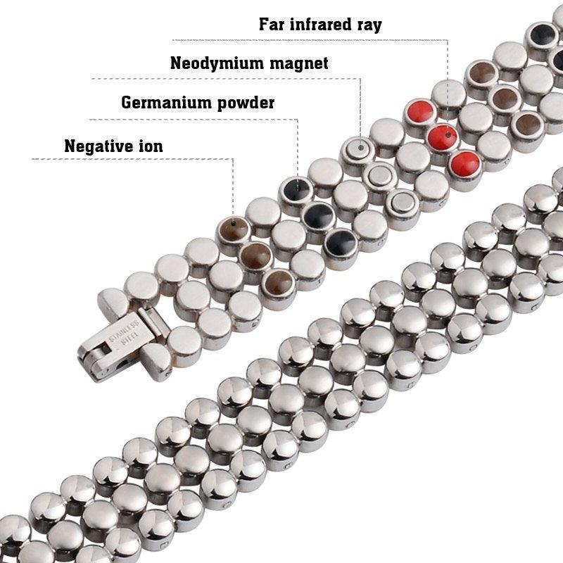 Bracelet magnétique efficace avec aimants au néodyme