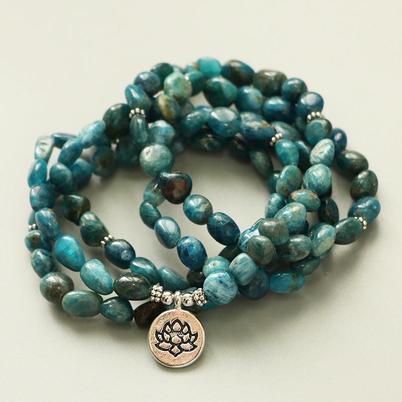 Bracelet en Apatite pour aider au régime