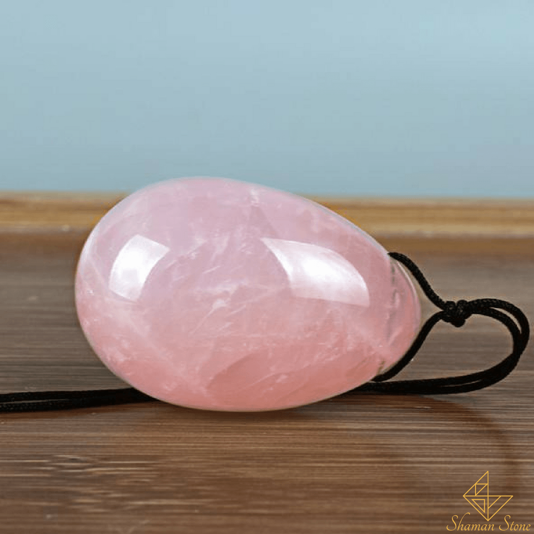 Oeuf de Yoni en Quartz Rose