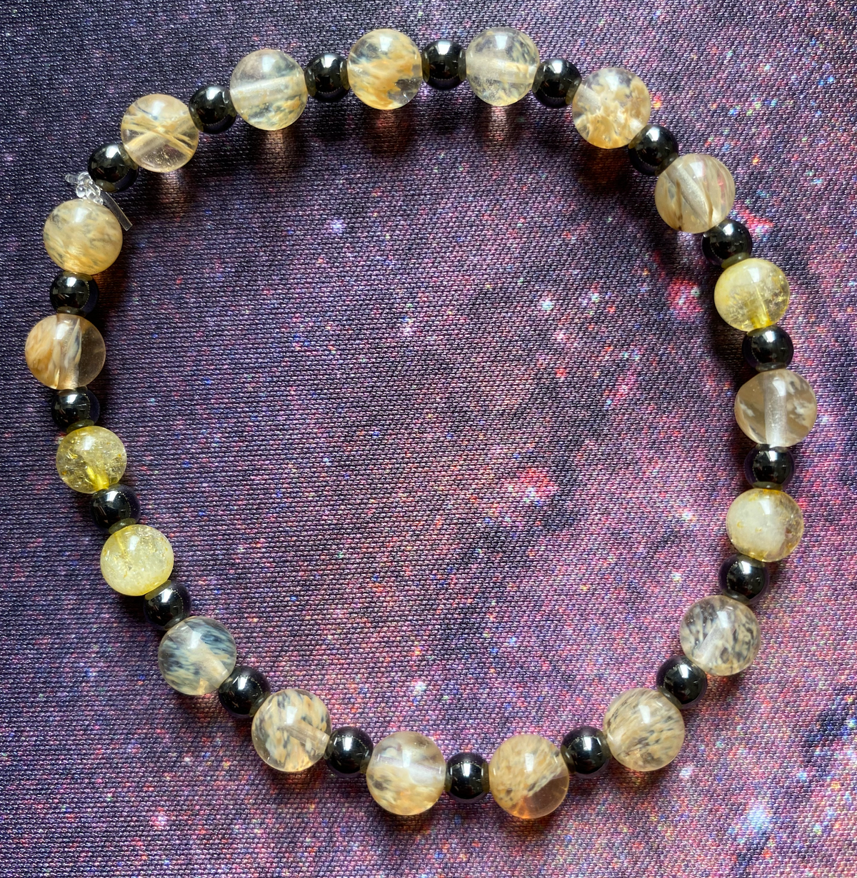 Bracelet de Chance en Hématite - Force et Ancrage