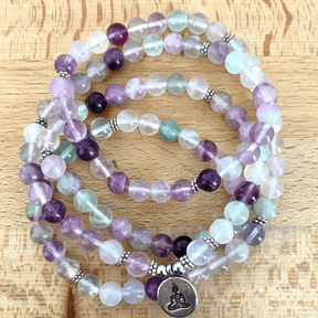 Bracelet en pierre naturelle pour développer son intuition en fluorite