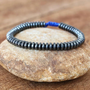 Bracelet de Chance en Hématite - Force et Ancrage