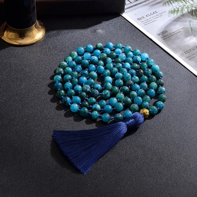 Collier en apatite