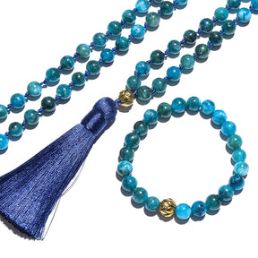 Collier en apatite