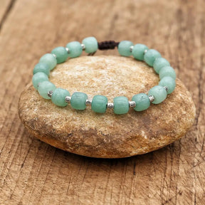 Bracelet en Aventurine - Chance et Prospérité
