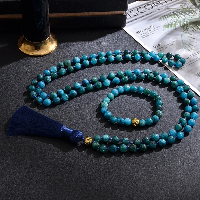 Collier en apatite