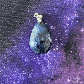 Pendentif gouttelette en Sodalite