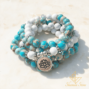 Bracelet de Protection en Howlite