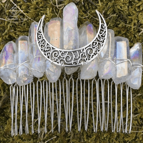 Barrette "Moon" en quartz