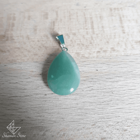 Pendentif gouttelette en Aventurine