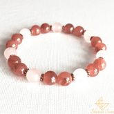 Bracelet pour les ruptures amoureuses en quartz rose