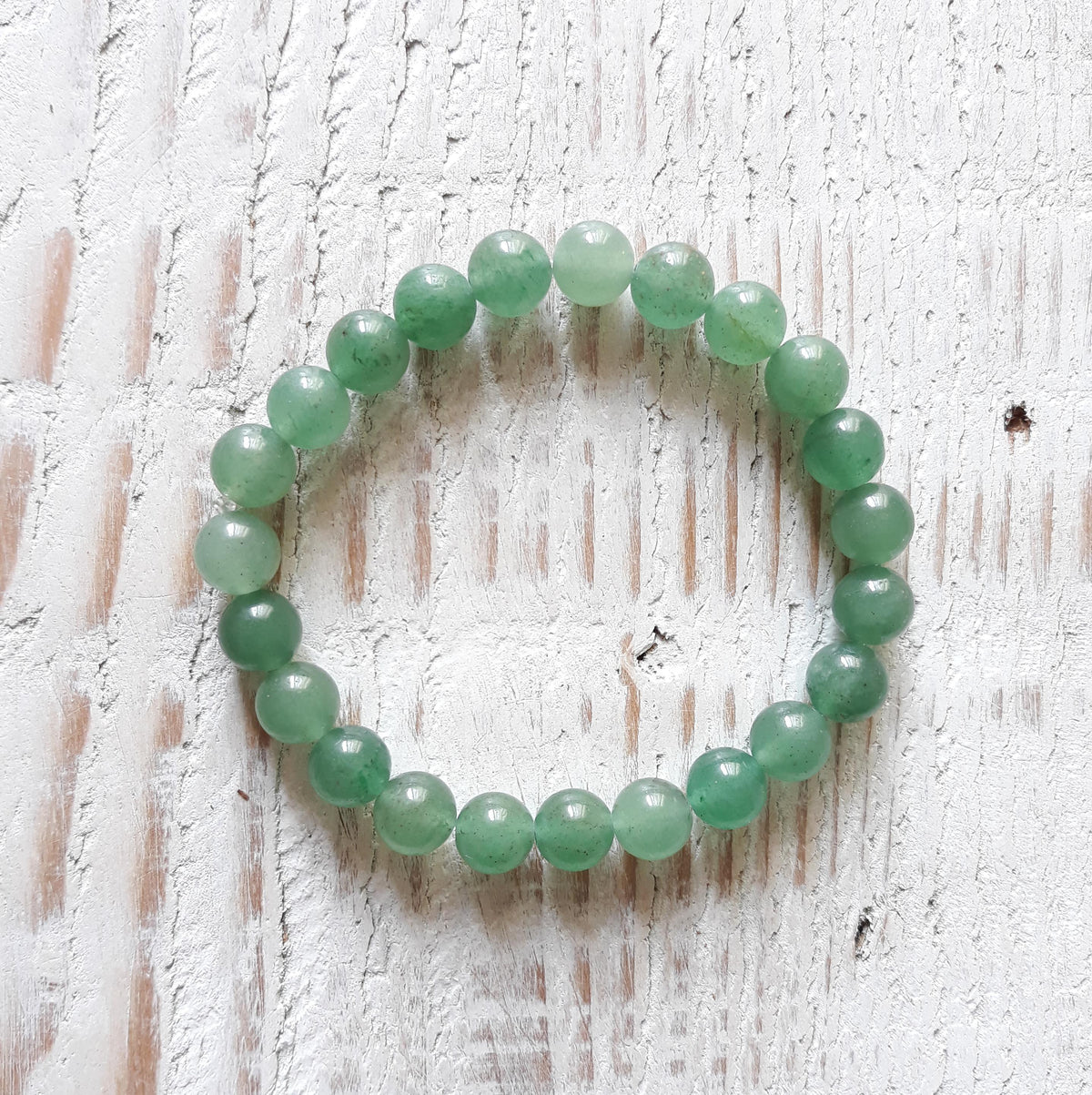 Bracelet de chance en aventurine verte