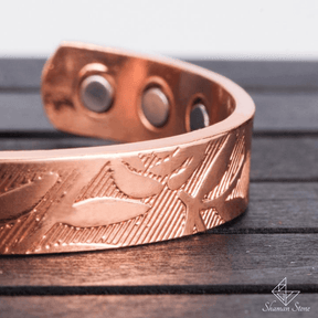 Bracelet aimant neodyme en cuivre