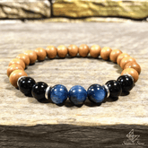 Bracelet en cyanite pour garder son sang-froid