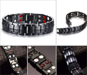 Bracelet homme aux aimants au néodyme