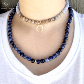 Collier pierre naturelle pour hypersensibles