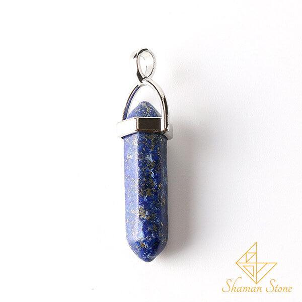 Pendentif pierre naturelle de lapis lazuli