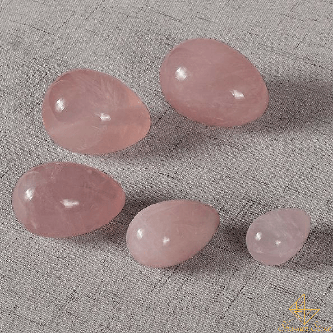 Oeuf de Yoni en Quartz Rose