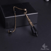 Pendule divinatoire en obsidienne