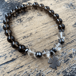 Bracelet "Arrêt du Tabac" en quartz fumé