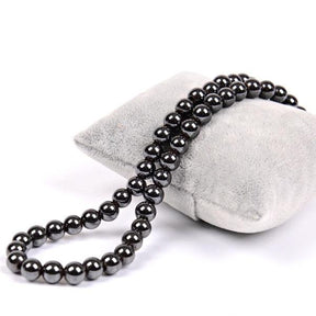 Collier "abondance" en hématite pour homme