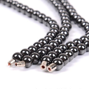 Collier "abondance" en hématite pour homme