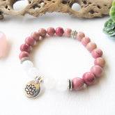 Bracelet contre les ruminations en rhodochrosite