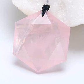 Pendentif quartz rose pour la guérison